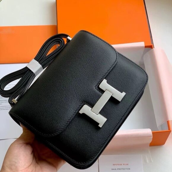 HERMES Black Shoulder/Crossbody Bag - Picture 3 of 9